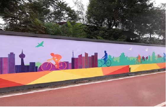 武胜墙体彩绘-围墙