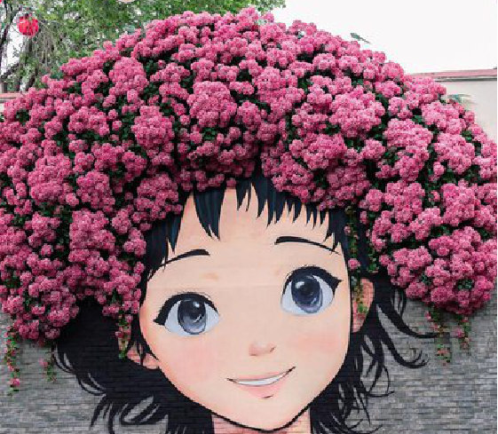 武胜墙体彩绘-网红墙打卡