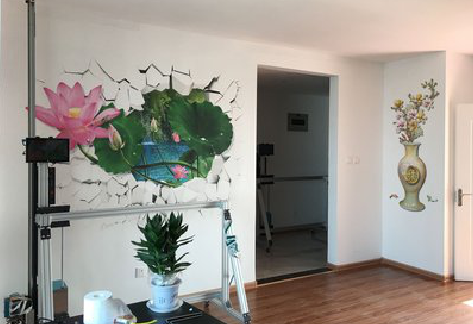 武胜墙体彩绘相比墙纸的优势。